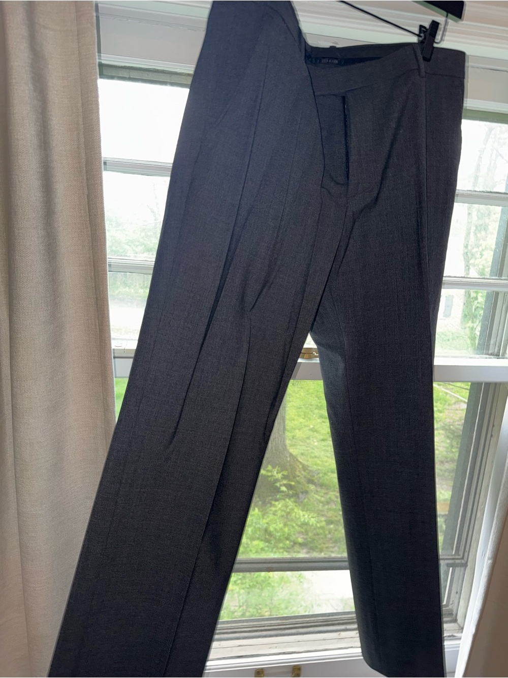Theory Men's Dress Pants in Dark Gray